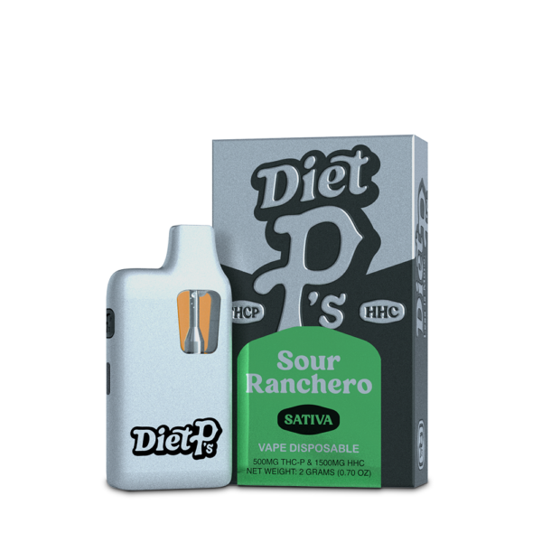 Diet P's 2000MG THC-P & HHC Disposables - Sour Ranchero