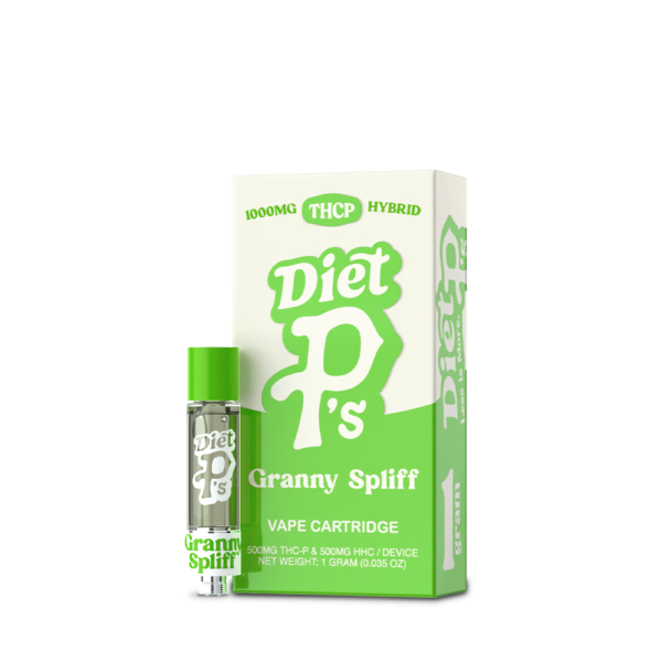 Diet P's 1000MG THC-P & HHC Cartridge - Granny Spliff