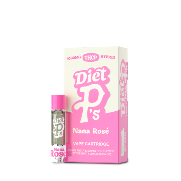 Diet P's 1000MG THC-P & HHC Cartridge - Nana Rose