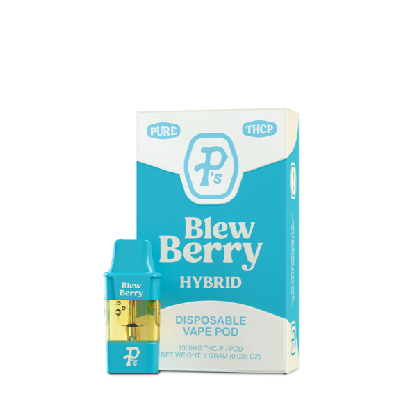 P's THC-P Replacement Pod 1000mg - Blew Berry