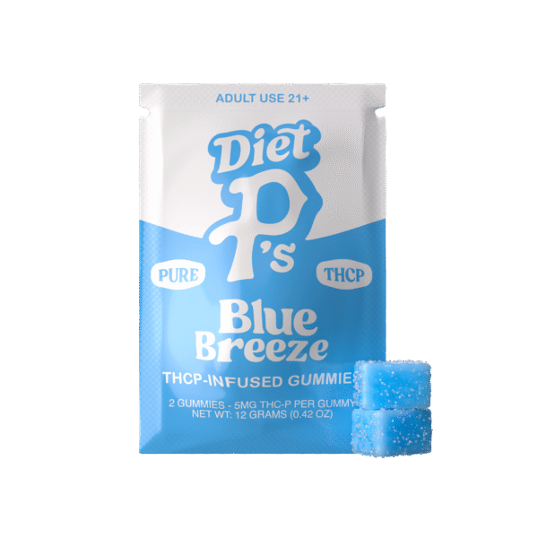 Diet P's 30MG THC-P & HHC Gummies - Blue Breeze