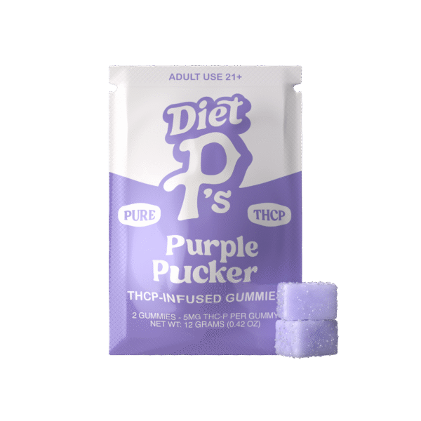 Diet P's 30MG THC-P & HHC Gummies - Purple Pucker